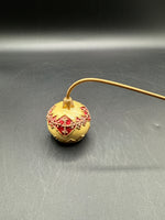 Ornate Christmas Candle Snuffer With Box