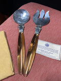 Rogers Copper and Silver Plated Serving Pieces