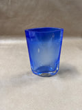 Cobalt Blue Oval Shaped Vase Made In Poland