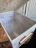 Trio of Birds & Flowers Decorative Storage Boxes