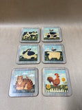 Pimpernel Farm Animals Coasters // 2 Available // PRICED INDIVIDUALLY