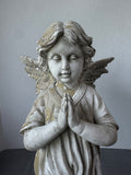 Resin Praying Garden Sculpture
