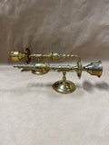 Pair Of Wall Brass Candle Sconces