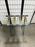 Blue Painted Luggage Rack
