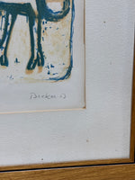 “Promenade” Lithograph by Walter Becker; Signed & Numbered - See Description