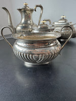 5-Piece Michael C. Fina Co. England Sterling Silver Tea Service Set