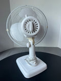 Home Essentials White Oscillating 3-Speed Fan