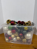 Assorted Lot Of Ornaments In Tub (A)