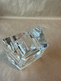 Crystal Oleg Cassini Candle Votive With Box (D)