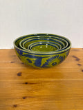 Mexican Terra Cotta Pottery Nesting Mixing Bowls - Set Of 5 **AS IS**