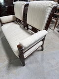 Settee and Footstool with Storage