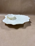 Mikasa Shell Shaped Chips And Dip Dish