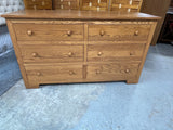 Unbranded Double Dresser with (6) Drawers ***HEAVY ITEM***READ DETAILS ON PICK UP POLICY***