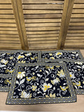 Vera Bradley Quilted Yellow Bird Floral Placemats -
