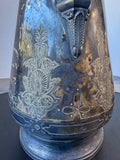 Antique 1868 JAS Stimpson Double Wall Silver Plate Ice Pitcher