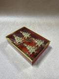 Set of 4 Christmas Tree Lenox Holiday Noel Gold Color Napkin Rings - 3 Sets Available // PRICED INDIVIDUALLY