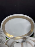 96-Piece Mikasa Tempo-Seventy Japan 5894 Midas Gold Filigree China Set