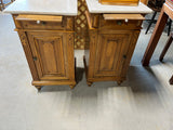 Marble Top Night Stands/Side Tables (2)