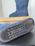 Koolaburra by Ugg Blue Ariel Short Leopard Lined Boots in Box WOMEN’S SIZE 11