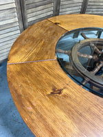 Ship's Wheel Coffee Table