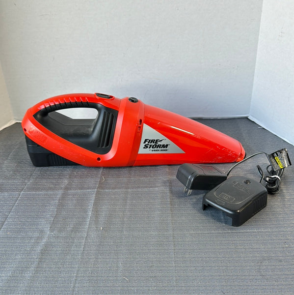 Black Decker Firestorm Hand Vacuum with Battery Pack Charger