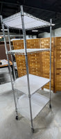 Frontgate Industrial Corner Shelf on Casters