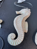 5-Piece Kirklands Heavyweight Glittery Beach Ornaments