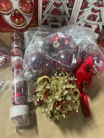 Red Ornament Lot