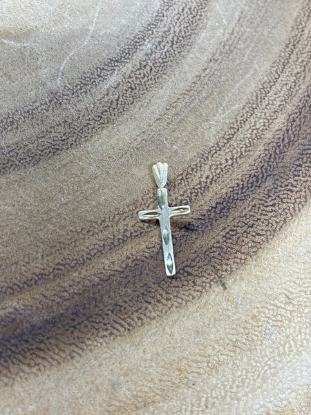 Small 14K Gold Cross Pendant