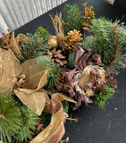 Faux Fruit & Floral Holiday Swag