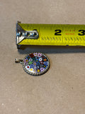 Sterling Millefiori Pendant