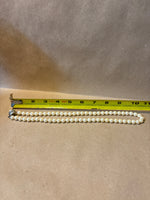 Faux Pearl Necklace - X