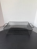 Mesh Letter Tray And Metal Wire Basket With Handles - 2 Pieces