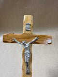 Small Standing Olive Wood Crucifix