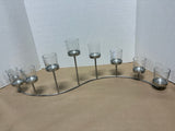 Nine Candle S-Shaped Votive Holder