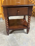 Single Drawer Nightstand with Spindle Legs