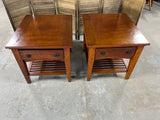 Mission Style End Tables/Night Stands (2)