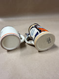 (F) Lot Of 2 Mini Beer Steins