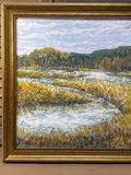 Virginia Wetlands Painting by Local Artist, Ginger Olansen; Signed