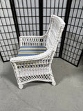 White Wicker Chair