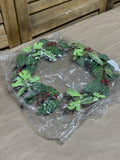 Metal Holiday Wreath