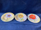 Set of 3 Les Fleurs Sakura Salad Plates