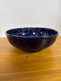 Large Blue Agate Bennington Pottery Serving Bowl