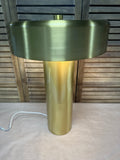 Pair Of Brass Finish Table Lamps // 1 New In Box And Untested