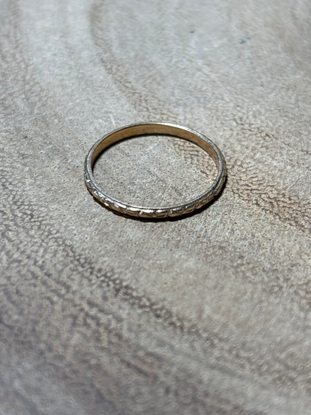 10K Gold Tiny Band - SIZE 2.75