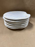 Set Of 6 Iridescent Sea Shell Plates