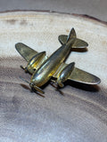 Vintage Sterling (Vermeil) Bomber Pin - Propellers Twirl