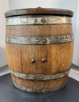 Hand Crank Vintage Wooden Butter Churn Barrel