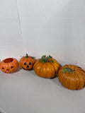 4 Piece Lot Of Pumpkins