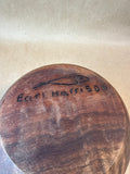 Hand Turned Wooden Bowl - Signed